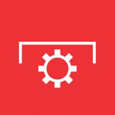 894402 - Red PTO decal suit 444 series switch. (1pc)