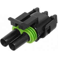 28112 - 2 circuit male WP series housing. (1pc)