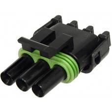 28113 - 3 circuit male WP series housing. (1pc)