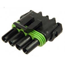 28114 - 4 circuit male WP series housing. (1pc)