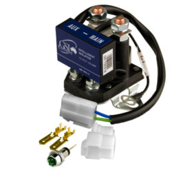 Dual battery isolator solenoid